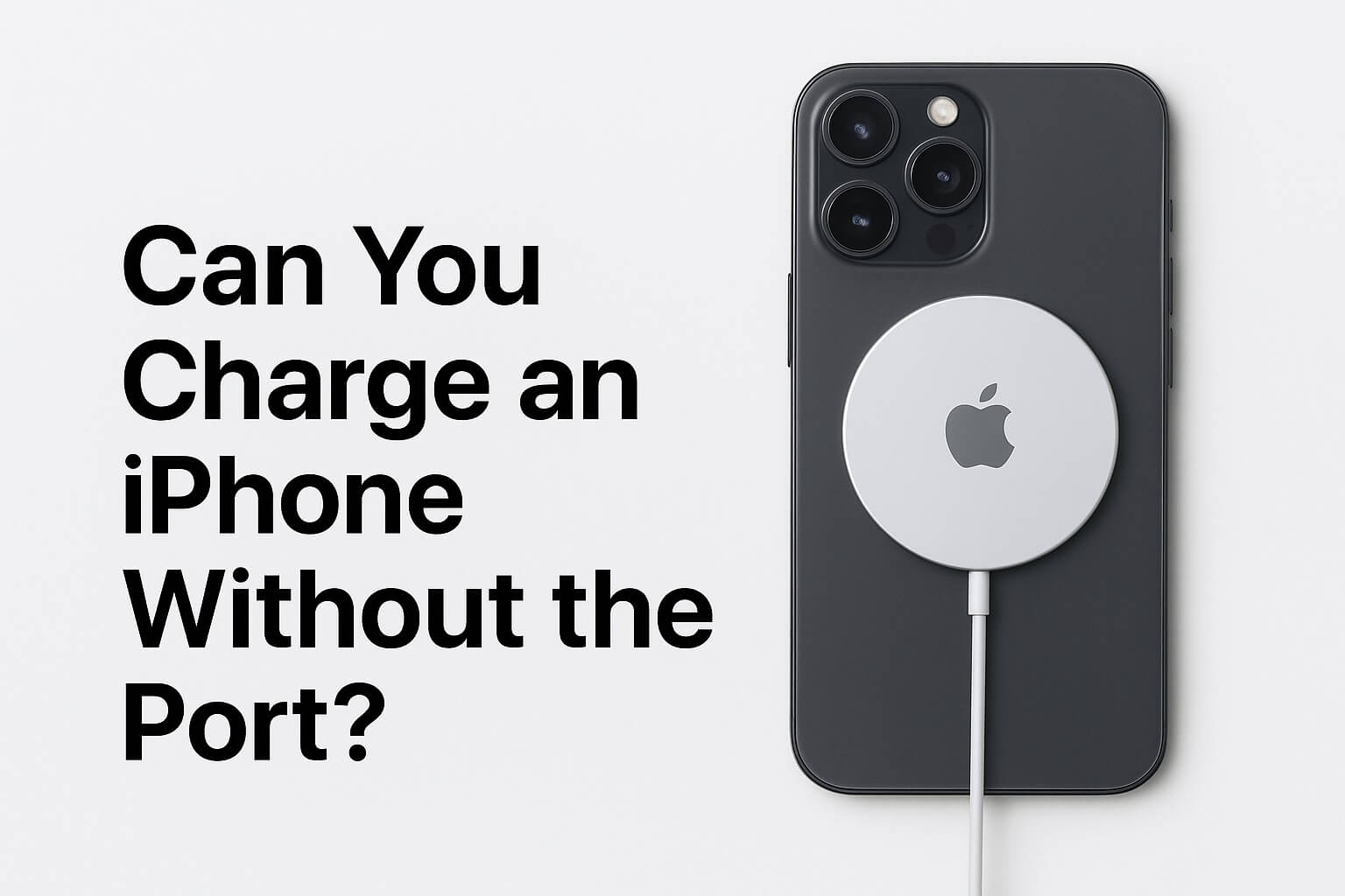 Can You Charge an iPhone Without the Charging Port? Exploring All Options