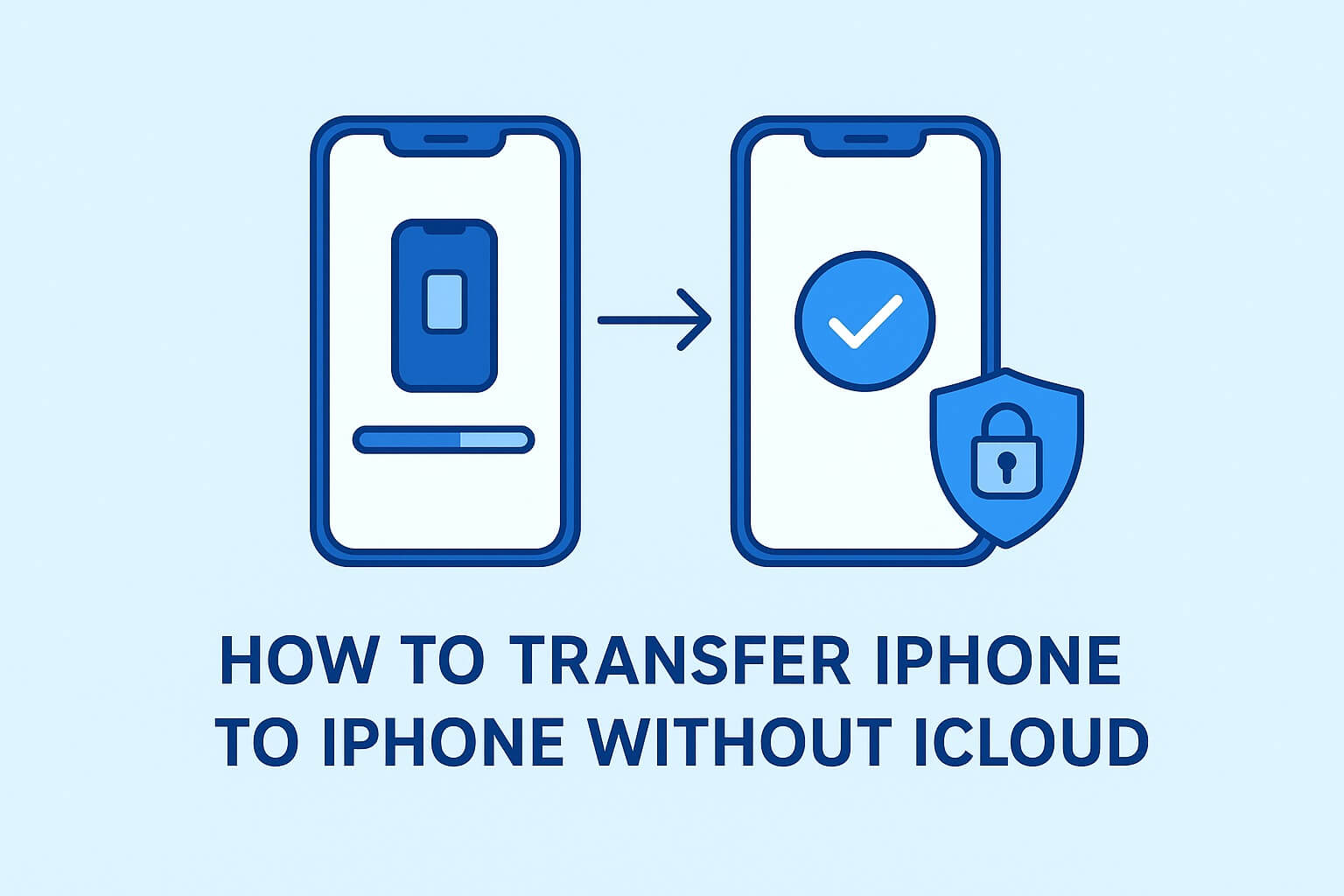How to Transfer iPhone to iPhone Without iCloud (2025 Complete Guide)